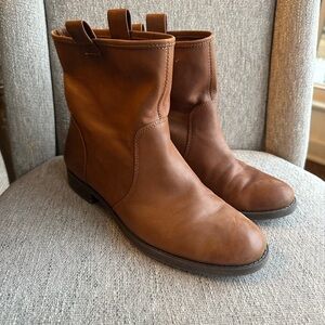 Sole Society Brown Leather Natasha Boots